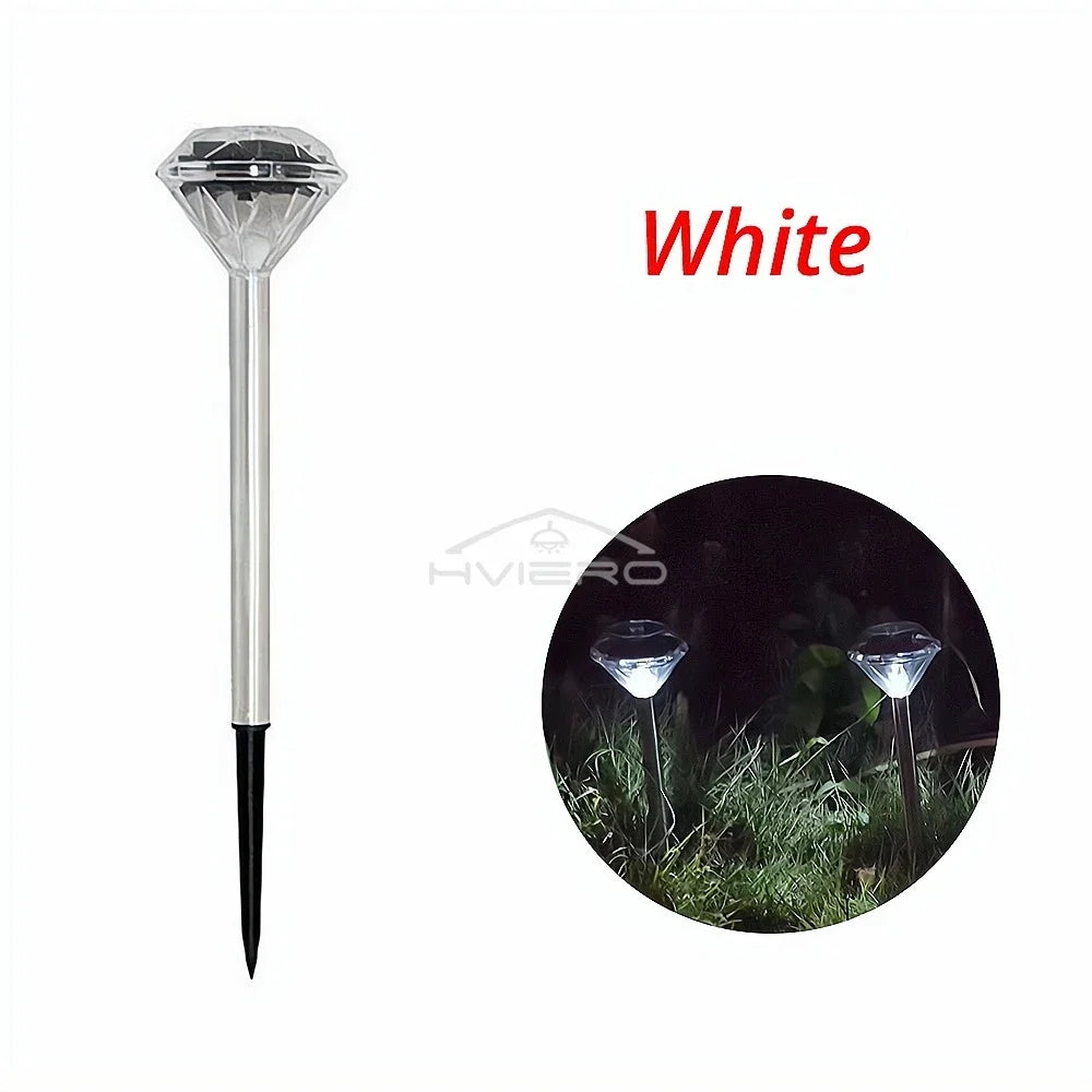 Solar Diamond LED Garden Lawn Light | IP65 Waterproof Outdoor