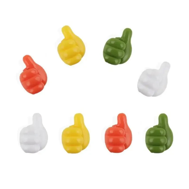 Hand-shaped Rubber Holder Glasses Cable Power Cord Charging Line Self Adhesive Mini Hook Car Storag Organizer Gadget Decorations Oasis Select