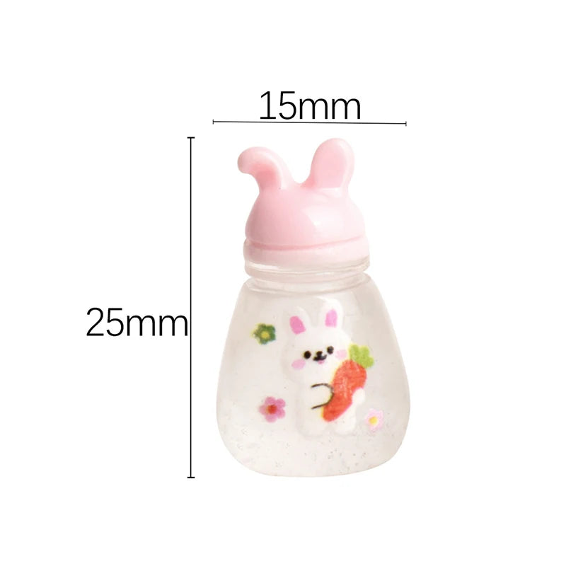 5Pcs Dollhouse Mini Simulation Cartoon Water Cup Model, Desktop Ornaments, Home Micro Decor Props Oasis Select A1