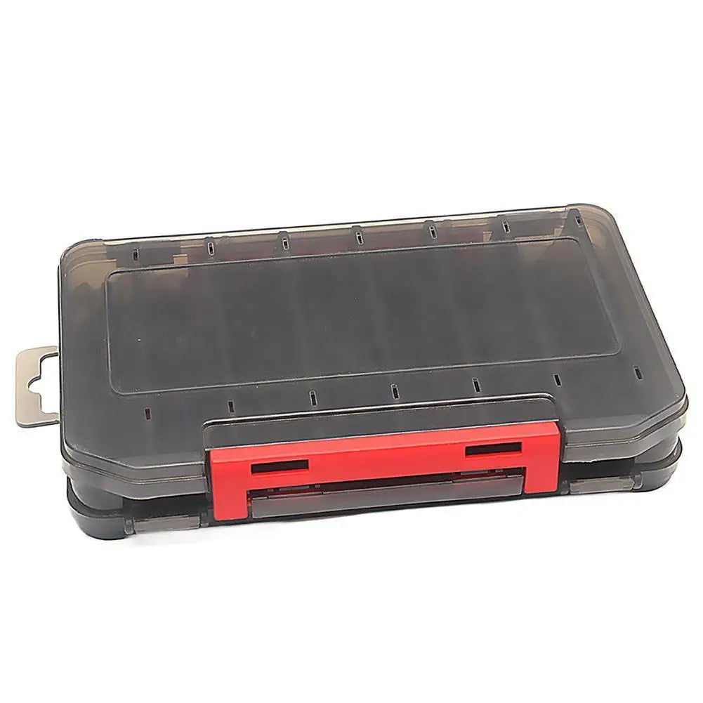 Fishing Gear Storage Box Fishing Lure Box Tackle Accessories Hard Pencil Fish Sub Bait Box Lightweight Portable Fake Bait Case Oasis Select Gray L