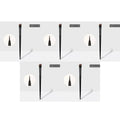1/2/3/4/5pcs Blade Makeup Brushes Eyebrow Eyeline Brush Angled Flat Finer Cosmetic Brush Professional Liner Brow Make Up Tool Oasis Select 5pcs A