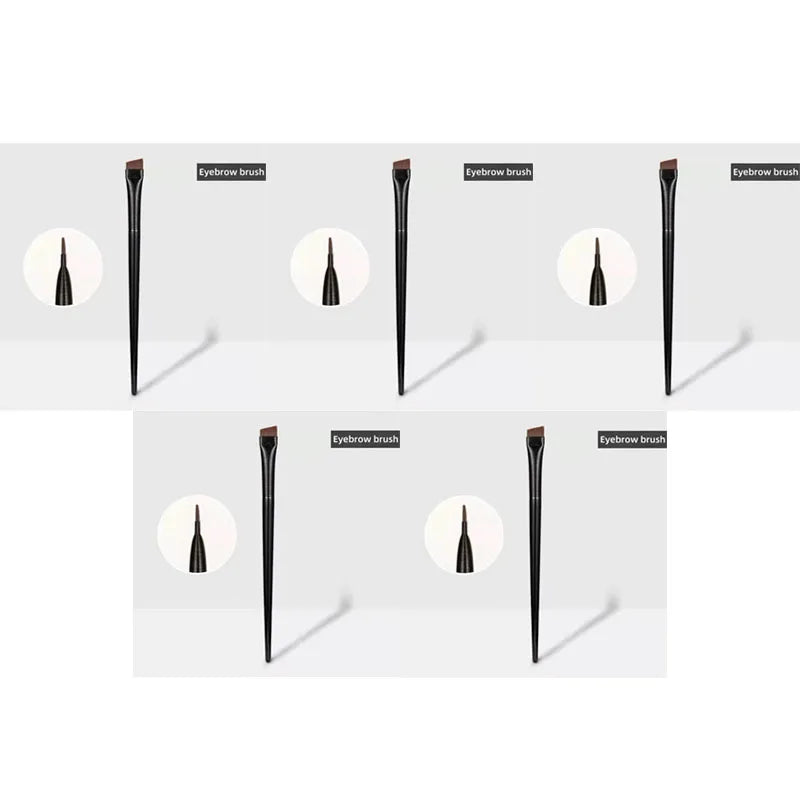1/2/3/4/5pcs Blade Makeup Brushes Eyebrow Eyeline Brush Angled Flat Finer Cosmetic Brush Professional Liner Brow Make Up Tool Oasis Select 5pcs A