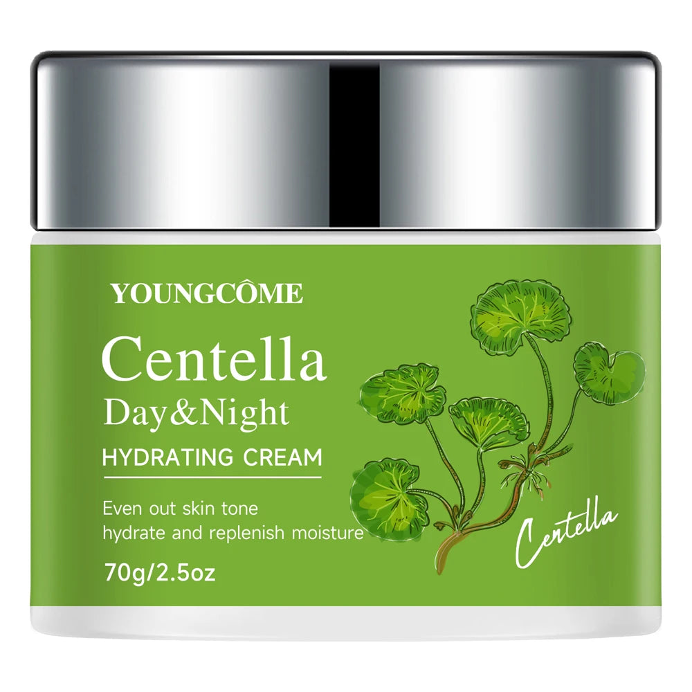 Centella Asiatica Hydrating Moisturizer - Soothing Face Cream for Even Skin Tone, Daily Hydration & Antioxidant Protection Oasis Select 70g