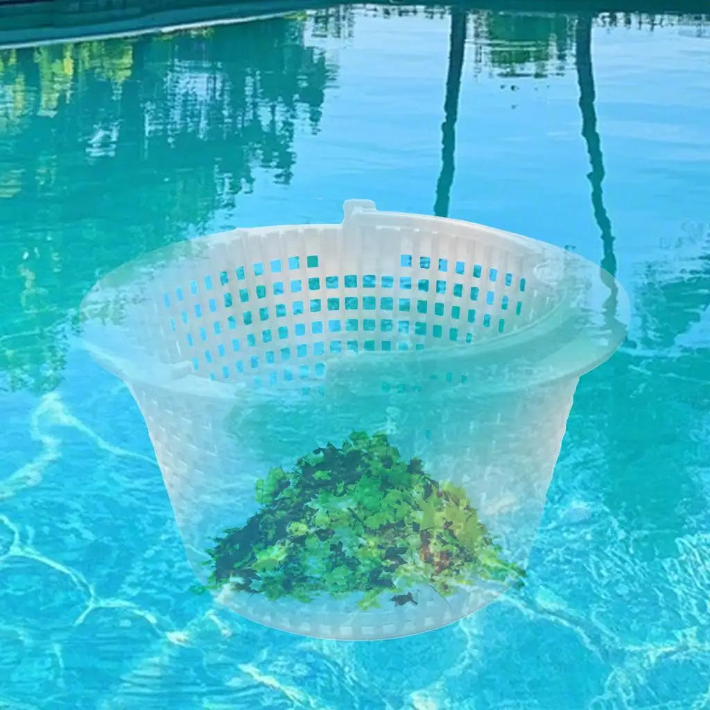 Swimming Pool Skimmer Basket Aboveground Pool Filter Basket Swimming Pool Cleaning Accessories Skimmer Filter Basket with Handle Oasis Select