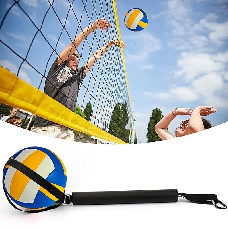 Adjustable Volleyball Spiking Training Belt Solo Serve Practice Equipment Bouncing Rebound Rope for Indoor & Beach Volleyball Oasis Select