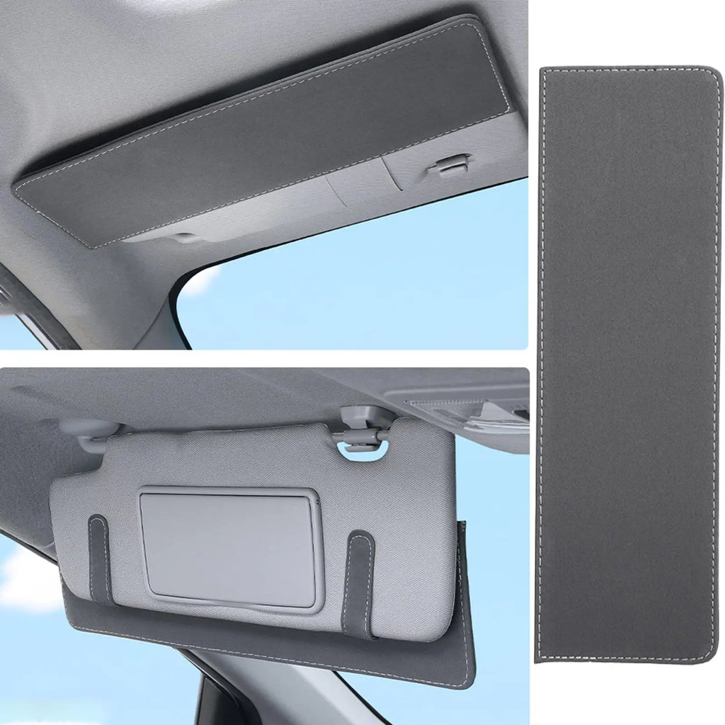 Sun Visor Extender Leather Visor Extender Attachment for Car Visor Anti-glare Automotive Sunvisor Extending Supplies for Trailer Oasis Select