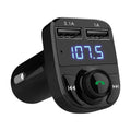 Bluetooth FM Transmitter Car Hands-Free Calling Radio Receiver Mp3 Music Stereo Adapter Dual USB Port Charger New Oasis Select 1PCS