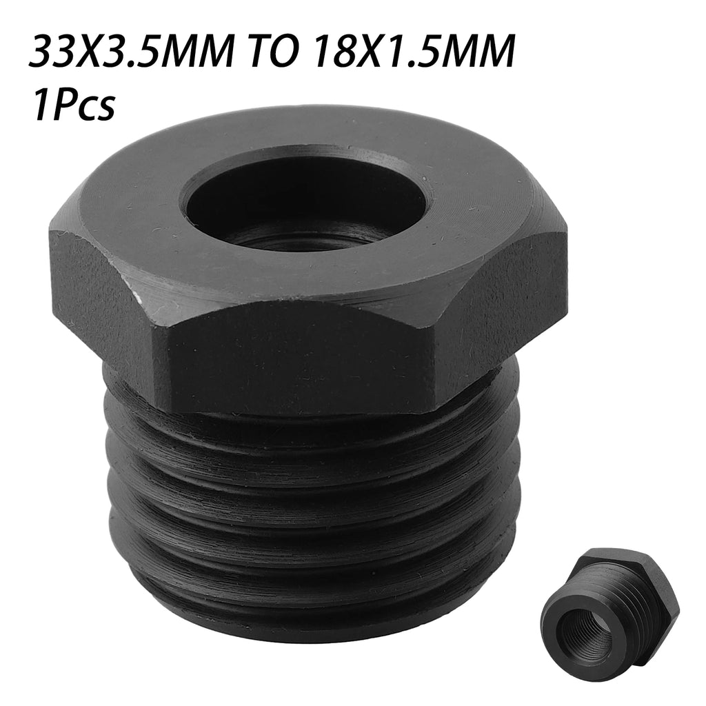 Lathe Headstock Spindle Adapter Wood Lathe Chuck Adapter Screw Thread M33x3.5mm To M18x1.5mm Woodworking Tool Accessories Oasis Select