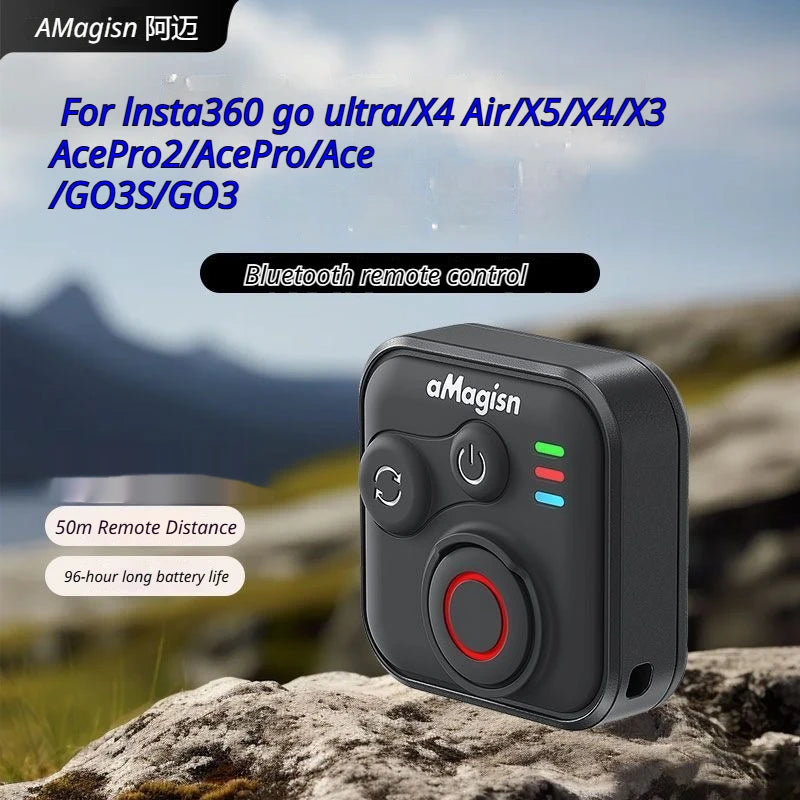 Bluetooth Remote Control for Insta360 X5/X4/Ace Pro 2/GO3S