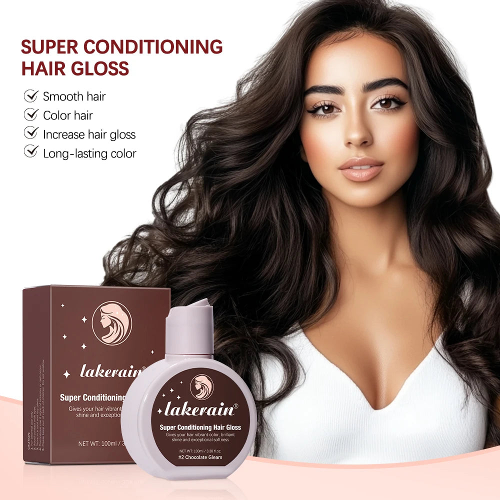Super Conditioning Hair Gloss Hydrating Semi-Permanent Long-lasting Color Hair Glaze Gloss Deep Nourishing & Repair Damaged Hair Oasis Select