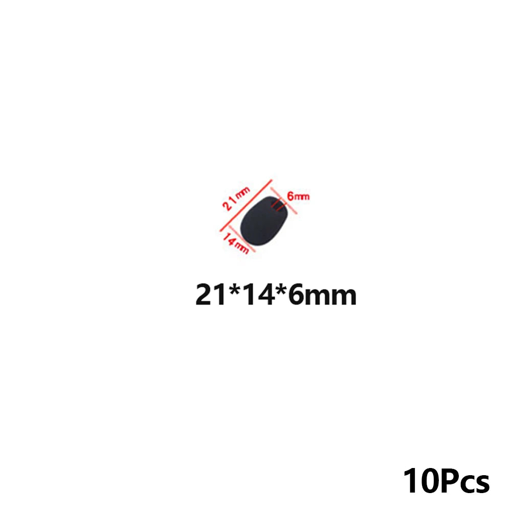 10-Pack Foam Mic Windscreen Covers for Headset & Meeting Mics