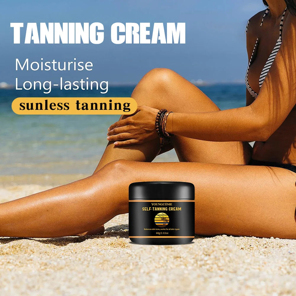 YOUNGCOME Self-Tanning Cream – Hyaluronic Acid & Vitamin E