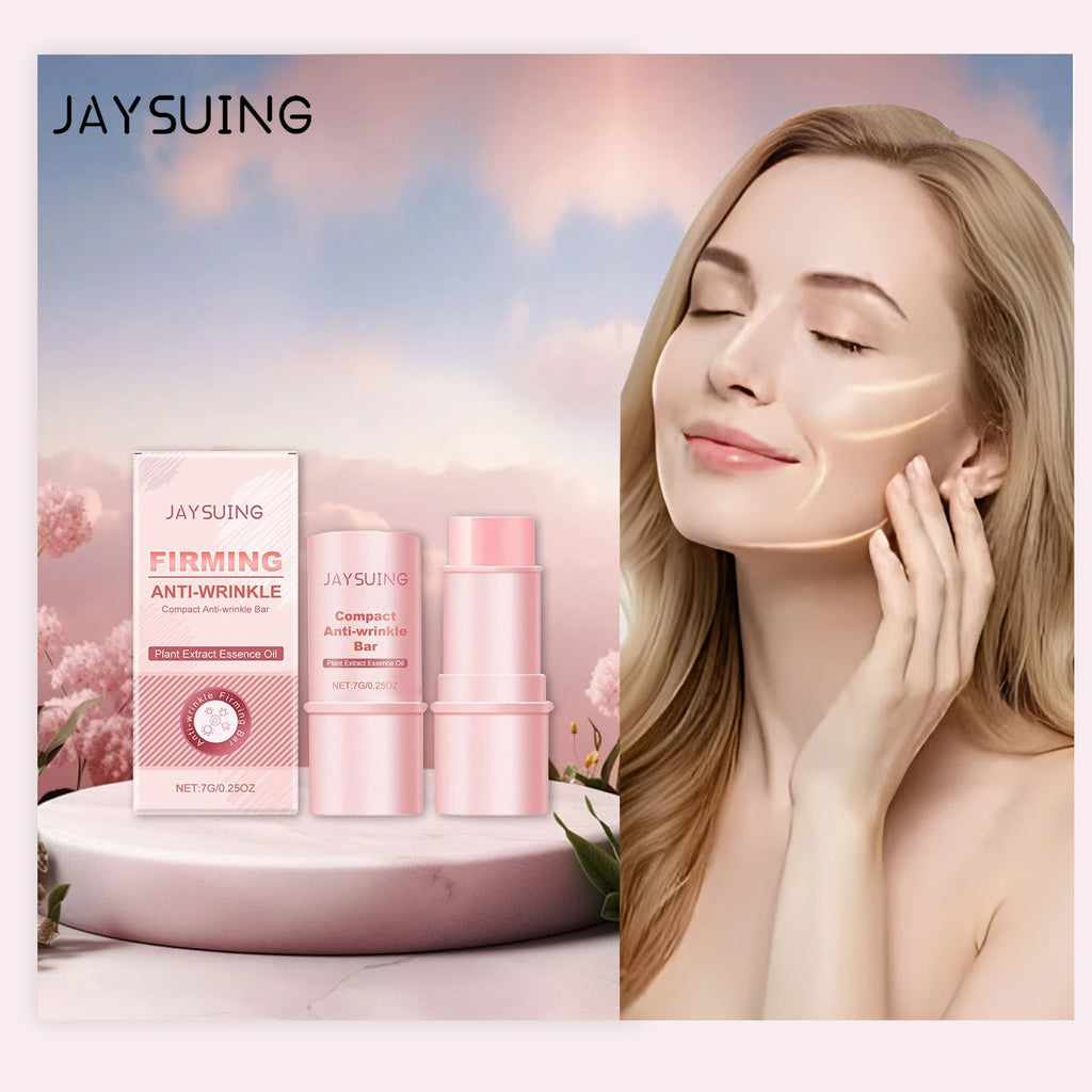 Firming Face Cream Bar Anti-Wrinkle Moisturizng Repair Essential Oil Fade Fine Lines Brightening Smooth Portable Skin Care Stick Oasis Select