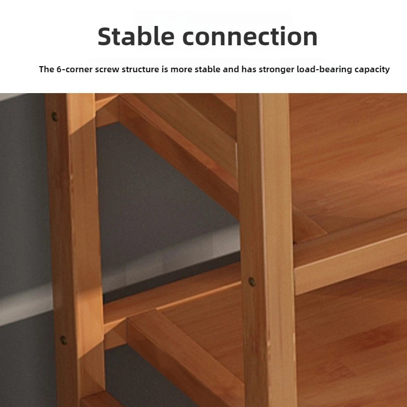 Simple household floor standing shoe rack, multi-layer space saving dormitory storage, economical small shoe cabinet Oasis Select