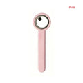 Round Cat Eye Magnet Ring with Handle, Hollow Strong Magnetic Nail Art Tool for DIY Gel Nail Polish Cat Eye Effect Oasis Select Pink