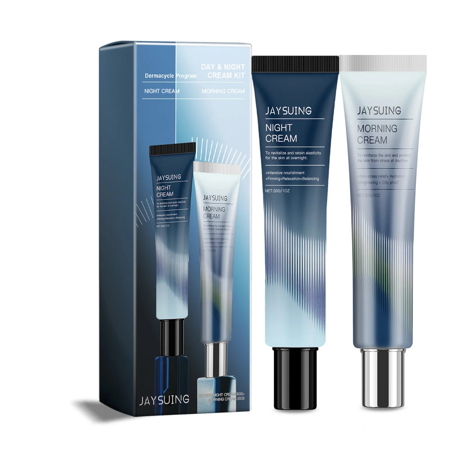 Jaysuing Day & Night Face Cream Set – Brighten, Firm & Hydrate Day & Night Face Cream Oasis Select 2pcs boxed