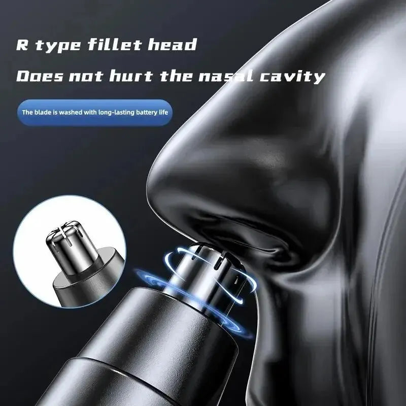 Electric Nose Hair Trimmer Safe Not To Hurt The Nose Not Stuck Hair Multifunctional Shaving Nose Hair Electric Eyebrow Trimmer Oasis Select