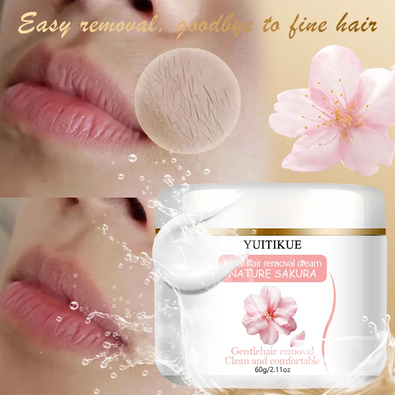 YUITIKUE Sakura Hair Removal Cream – Face & Body 60g