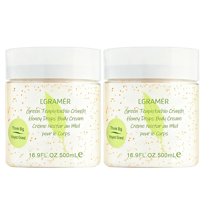 Green Tea Honey Body Cream – 24-Hour Moisturizing Lotion 500ml