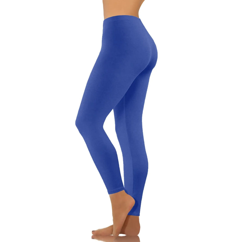 High Waist Yoga Leggings Seamless Push Up Sport Leggings Fitness Running Pants Solid Highly Elastic Underwear Bottoms Oasis Select