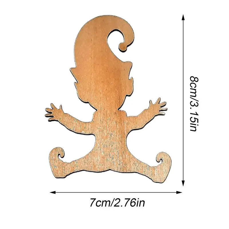 Gnome Stencil Footprints Christmas Decorations Wooden Footprint Stencils For Floors Christmas Floor Template Window Decorations Oasis Select