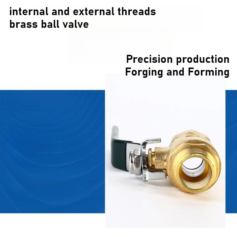 Brass valve with inner and outer teeth pneumatic ball valve all copper high-pressure copper full bore water treatment switch Oasis Select