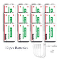 21800mWh High Capacity Rechargeable 9V Lithium ion Battery with USB-C for Guitar Microphone Smoke Detector Pedal with Cable Oasis Select 9v 12 pcs 9v Batteries