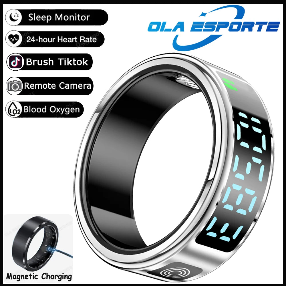 Smart Ring – Heart Rate, SpO2, Sleep Tracker & Gesture Control