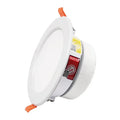 LED emergency light Rechargeable lamp Downlight with Emergency Function Round Shape LED Indoor Light for Power Failure 220V Oasis Select White 4In 12W