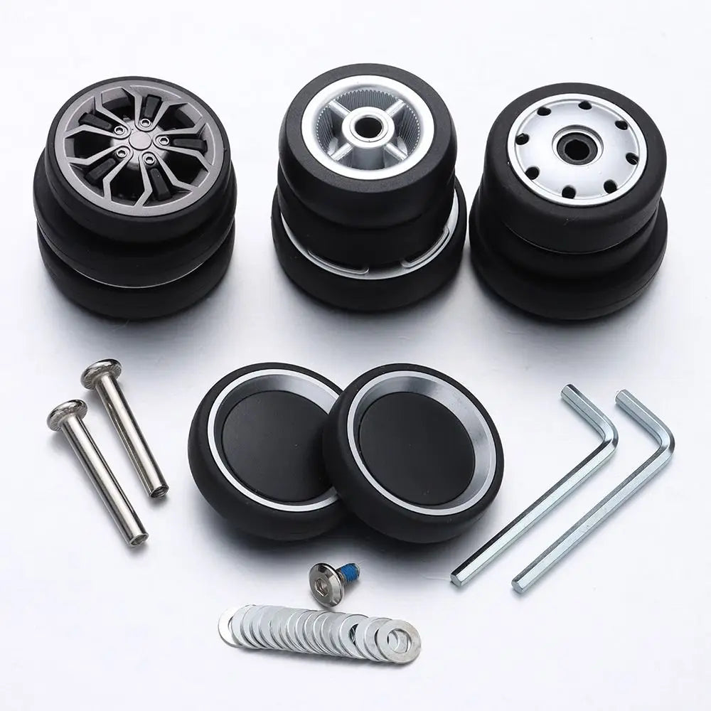 Replacement Caster Wheel Repair Kit Travel Luggage Wheels Suitcase Parts Axles Replace Wheels for Luggage with Vientiane Wheel Oasis Select
