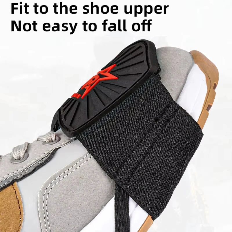 Motorcycle Gear Shift Shoe Cover – Adjustable PVC Pad
