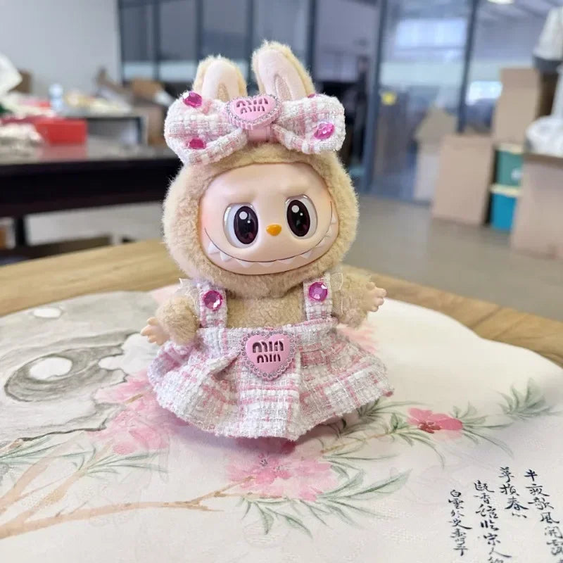 17cm Mini Plush Doll'S Clothes Outfit Accessories For Korea Kpop Exo Labubu Idol suit Clothing Gift，Only clothes and no dolls Oasis Select