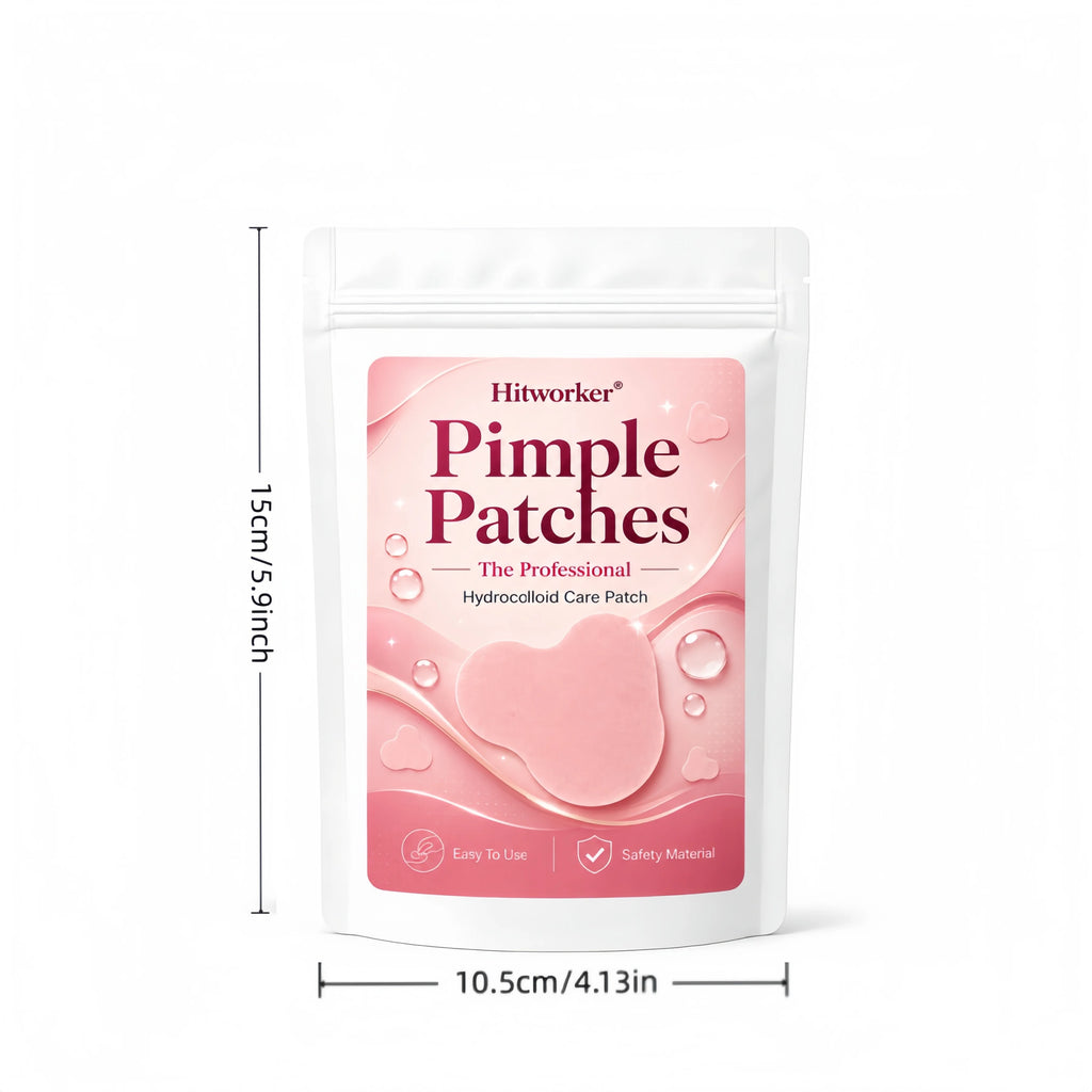 Pink Hydrocolloid Pimple Patches Cute Cloud Shaped Acne Spot Stickers Ultra-Thin Blemish Cover for Daily Skincare Oasis Select