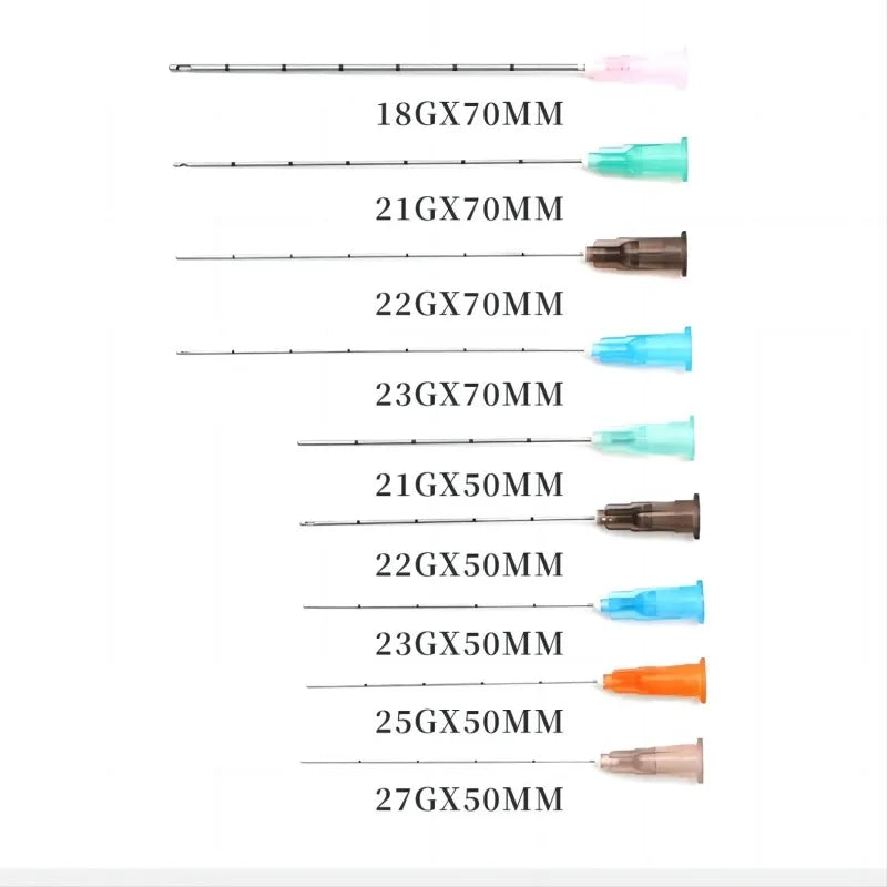 Disposable Micro Blunt Tip Cannula Needles – 14G to 30G Set