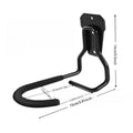 1pc Hooks Metal Sturdy for Wall Mounting Bike Storage Rack Garden Shed Organization Heavy Duty Bracket Available Oasis Select black