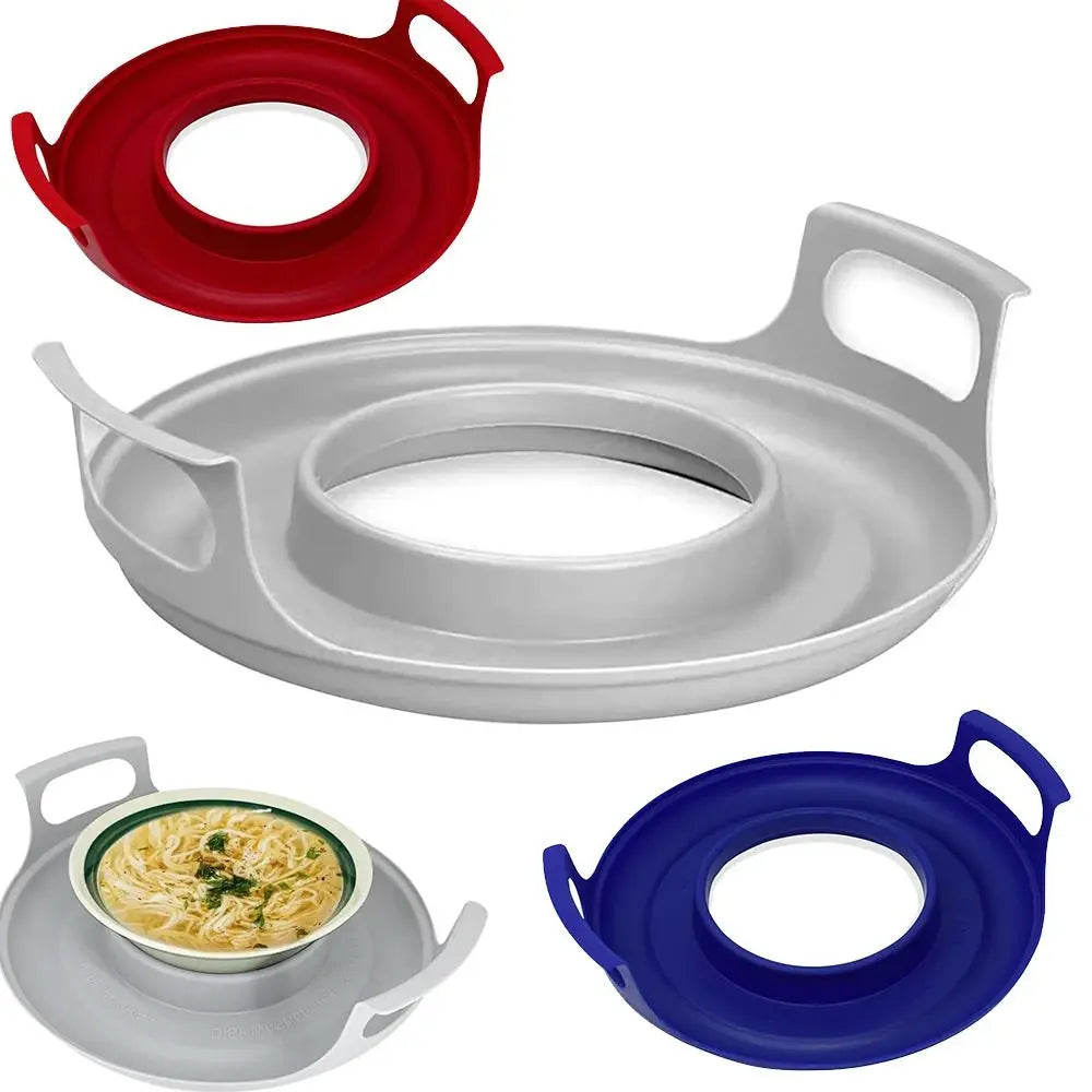 New Anti-deformed Microwave Plate Tray Easy to Clean PP Microwave Cool For Bowls, Home Cooking Supplies Steam Holder Oasis Select