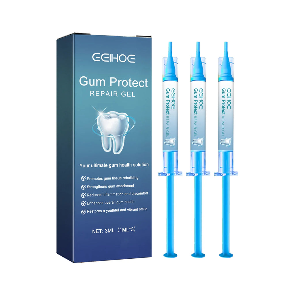 Eelhoe Gum Care Repair Gel Strengthening Repairing Soft Tissue Restore Healthy Oral Portable Soothe Gum Discomfort Tooth Serum Oasis Select 3pcs Boxed