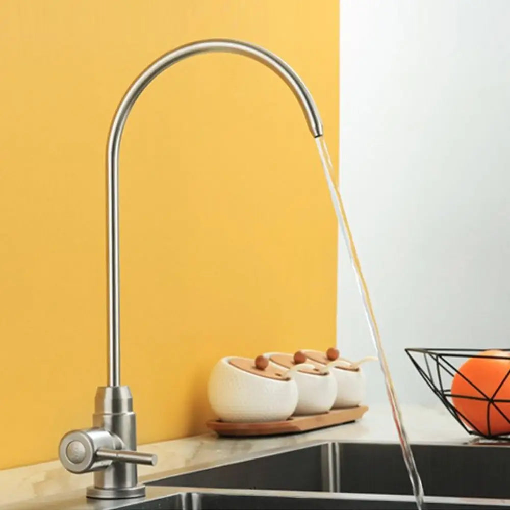 Stainless Steel Water Filter Faucet | 360° Swivel Kitchen Tap