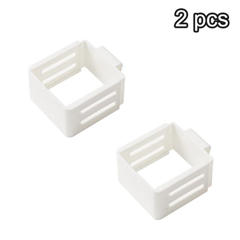 2 Pack Fridge Organizer Storage Box Adjustable Hanging Rack Side Door Container For Kitchen Pantry Basket Produce Washing Oasis Select 2pcs