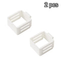 2 Pack Fridge Organizer Storage Box Adjustable Hanging Rack Side Door Container For Kitchen Pantry Basket Produce Washing Oasis Select 2pcs