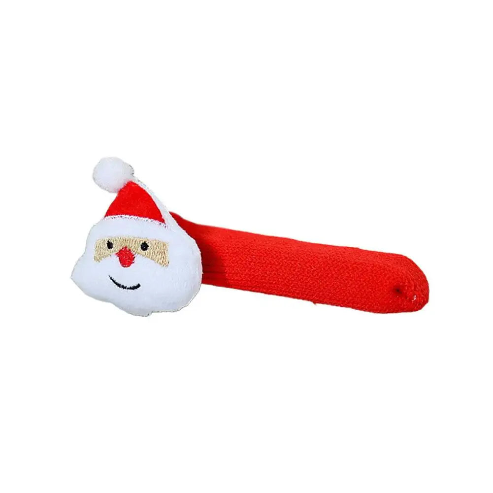 NEW Christmas Decorations Door Handle Covers with Hanging Bells Soft Christmas Decors Xmas Pendant For Festives Accessories Oasis Select old man