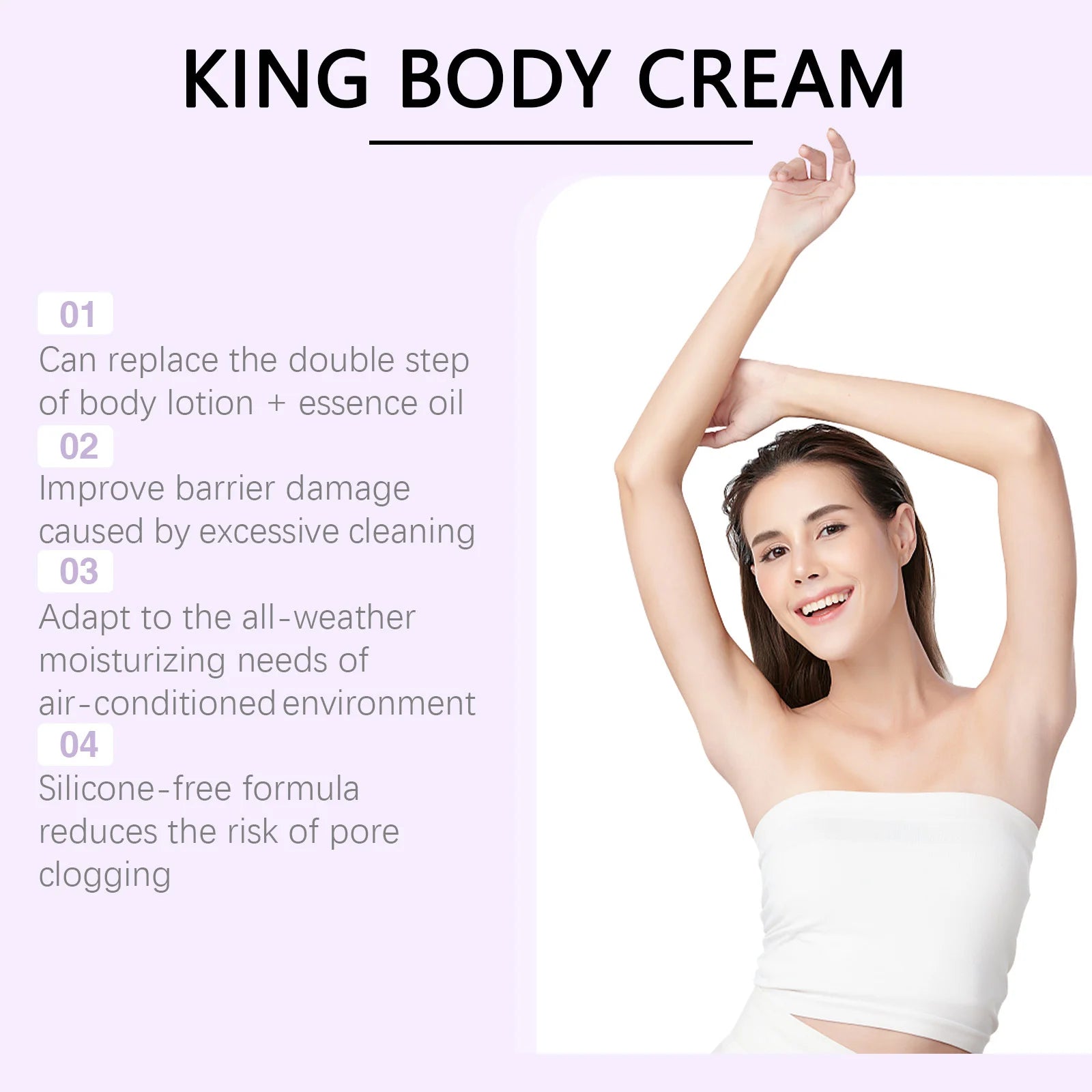 Shea Butter Body Cream – Moisturizing, Lifting & Brightening Body Butter Cream Oasis Select