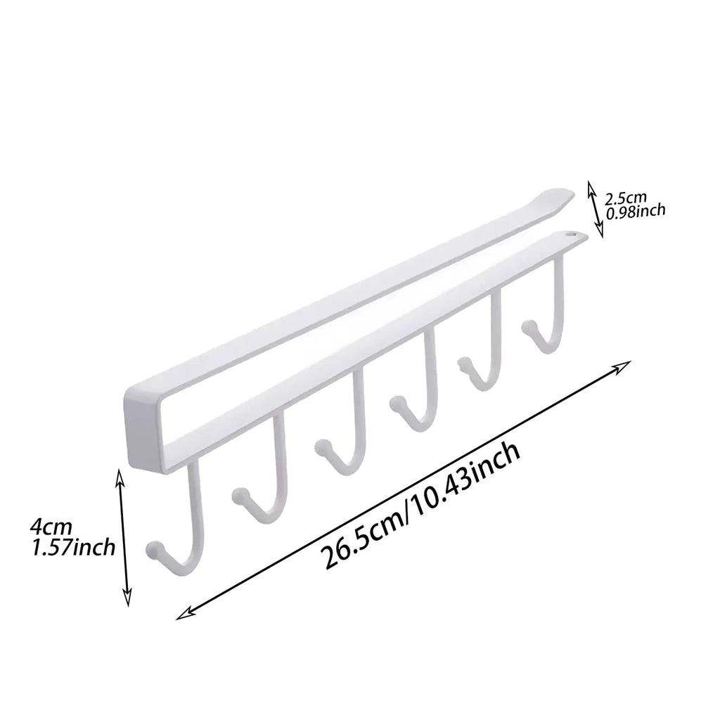 1pc hanging toilet paper holder black/white household storage rack roll paper holder towel rack kitchen bracket Oasis Select white