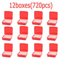 2/6/12box No Trace Reusable Double Sided Adhesive Tape Removable Transparent Nano Tape Waterproof Wall Stickers Reusable Tape Oasis Select 12boxes-720pcs