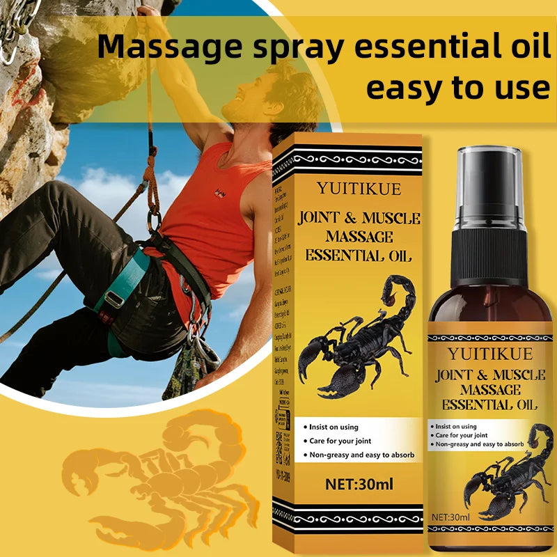 YUITIKUE Joint Muscle Massage Oil 30ml - Sport & Daily Care, Non-Sticky Fast Absorption, for Active & Elderly Users Oasis Select