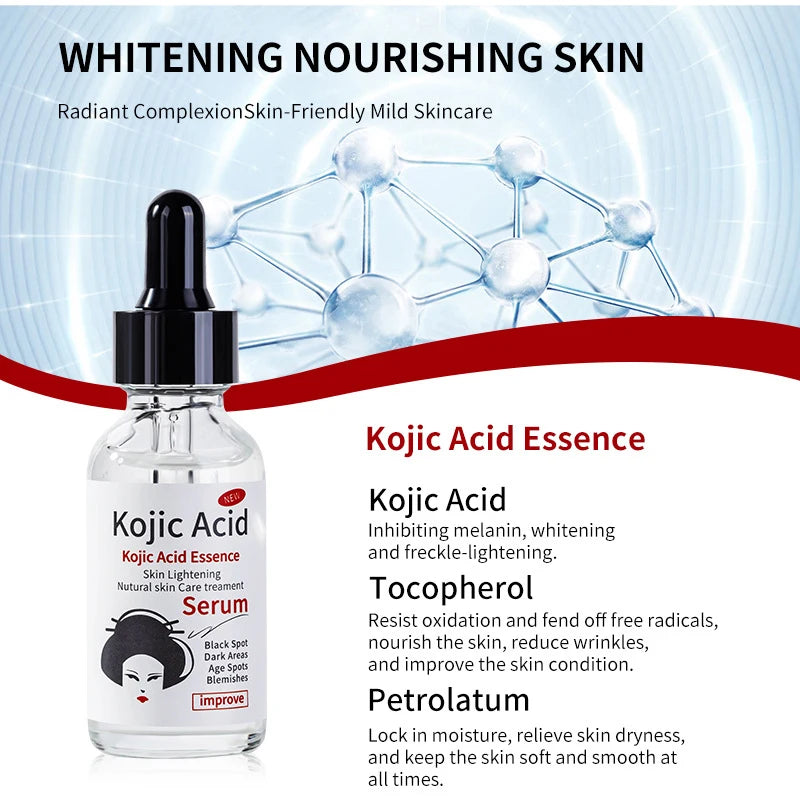 Korean Collagen, Vitamin C & Kojic Acid Face Serum | Lifting