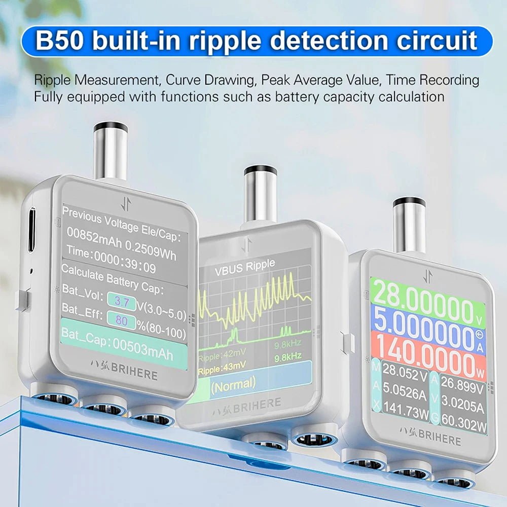 DC5.5 High Precision Tester DC 4.5-80V 6A 0-600W Digital Voltmeter Ammeter DC Current Voltage Power Meter Fast Charging Monitor Oasis Select
