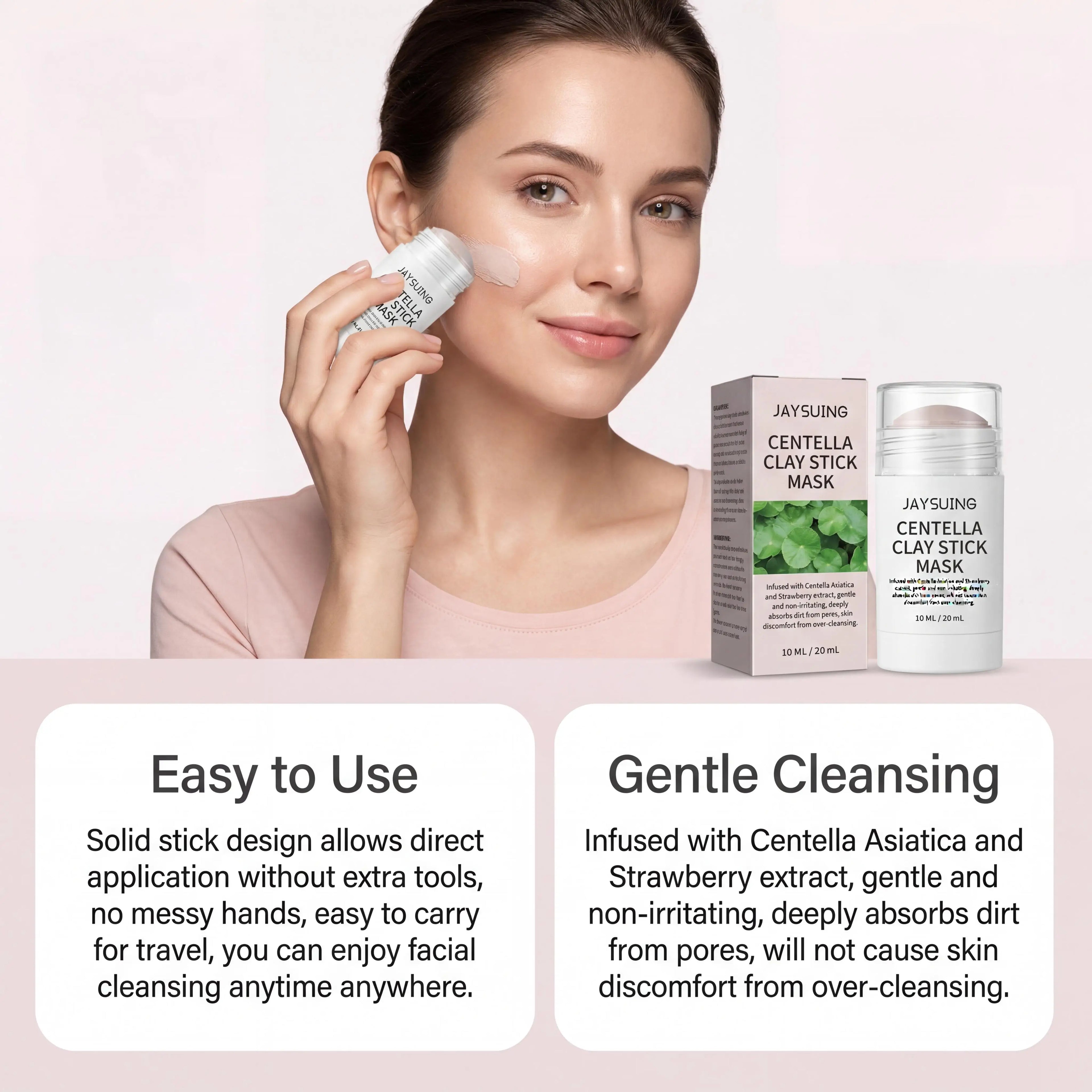 Centella Asiatica Clay Mud Mask Stick – Pores & Blackheads Clay Mud Mask Stick Oasis Select