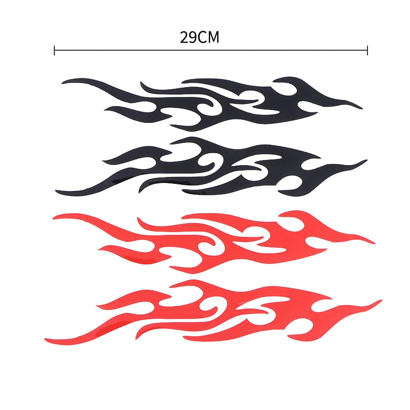 Car Stickers Modified Flame Reflective Sticker Auto Exterior Accessories Decals Moto Body Decor Voiture Car Decoration Oasis Select
