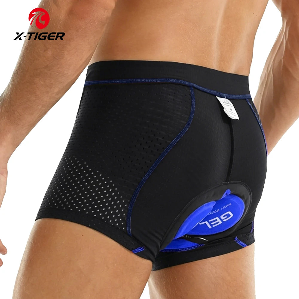 X-TIGER Cycling Shorts Breathable Mesh Cycling Underwear 5D Gel Pad Shockproof MTB Bike Shorts Men Shorts Oasis Select XM-DNK-16804L XXL